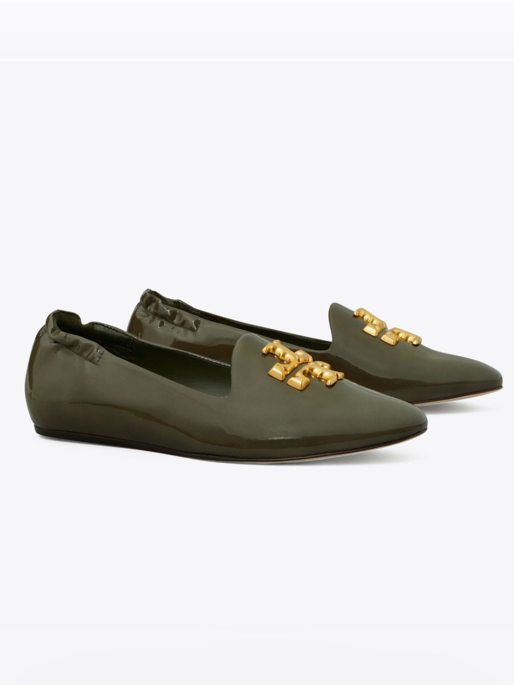 Tory Burch Eleanor Loafer in Moss Spongy